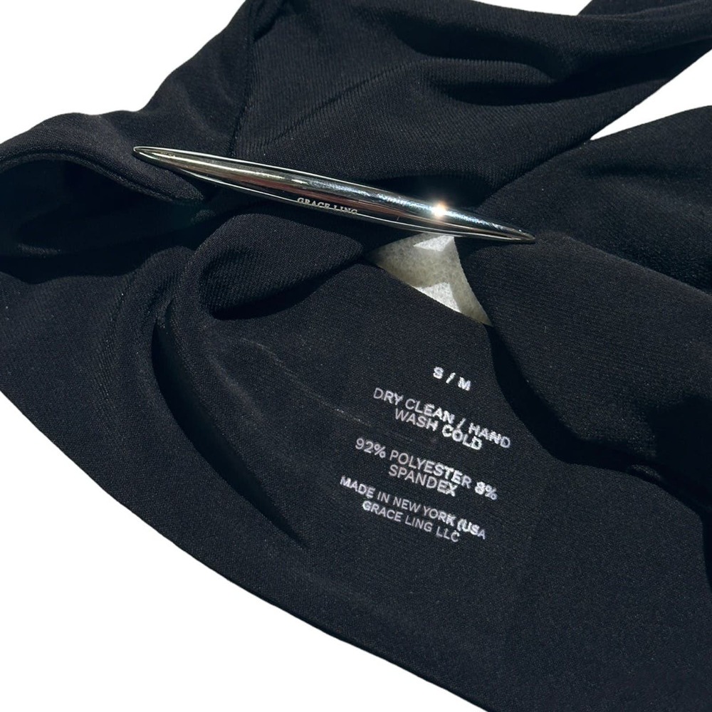 $400 Grace Ling metal plate crop top - Picture 4 of 4